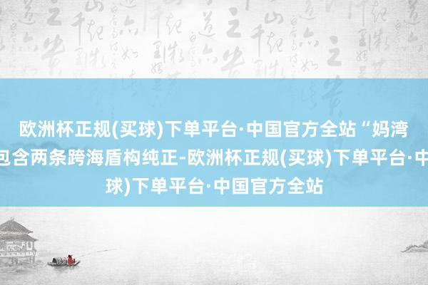 欧洲杯正规(买球)下单平台·中国官方全站“妈湾海底纯正”包含两条跨海盾构纯正-欧洲杯正规(买球)下单平台·中国官方全站